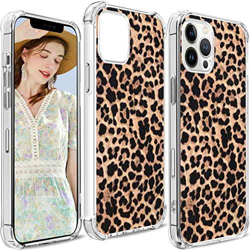 Topgraph Schutzhülle für iPhone 13 Pro Max, Leopardenmuster, Geparden-Schutz, stoßfestes Design, kompatibel mit iPhone 13 Pro Max, Magsafe, niedlicher schwarz-brauner Leoparden-Geparden-Druck, für Topgraph Schutzhülle für iPhone 13 Pro Max, Leopardenmuster, Geparden-Schutz, stoßfestes Design, kompatibel mit iPhone 13 Pro Max, Magsafe, niedlicher schwarz-brauner Leoparden-Geparden-Druck, für von Topgraph