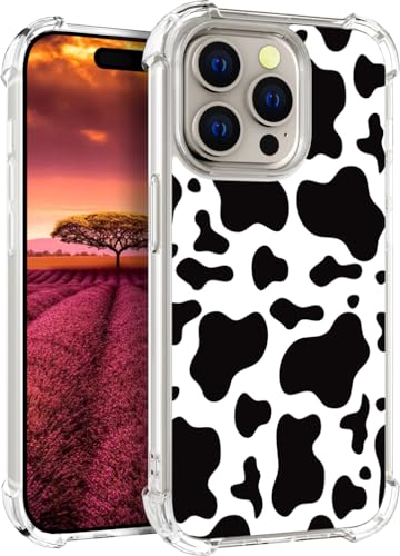 für iPhone 15 Pro Max Hülle, Transparent Niedlicher Kuh-Druck Schutzhülle für Frauen Mädchen Kratzfeste Rückseite HandyHülle Case für iPhone 15 Pro Max für iPhone 15 Pro Max Hülle, Transparent Niedlicher Kuh-Druck Schutzhülle für Frauen Mädchen Kratzfeste Rückseite HandyHülle Case für iPhone 15 Pro Max von Topgraph