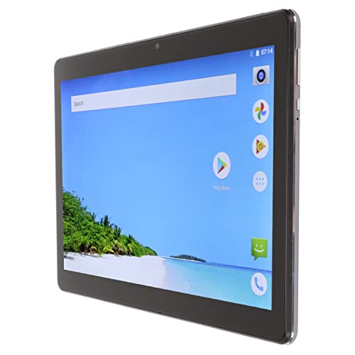 10,1-Zoll-Tablet, 3 GB RAM 32 GB ROM-Tablet mit Kapazitivem FHD-IPS-Touchscreen, Einfach zu Bedienendes Tablet für Senioren, Gaming-Lern-Tablet für (EU-Stecker) von Topiky