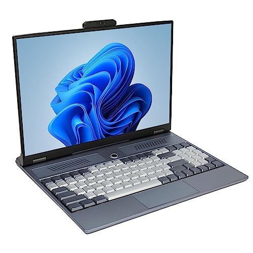 16 Zoll Mechanische Tastatur 2,5K FHD Laptop, 16 GB RAM Bluetooth 4.2 Laptop für Windows 11 für Intel N5105 Prozessor der 11. Generation, Quad Core Quad Thread 2,0 GHz (16 GB + 1 TB EU-Stecker) von Topiky