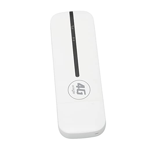 4G WLAN Modem, Mobiler USB Hotspot, Tragbarer Plug and Play Hochgeschwindigkeits Minitaschen WLAN Router für die Reise Bis zu 10 Benutzer für den Einsatz Im Auto Im Freien für von Topiky
