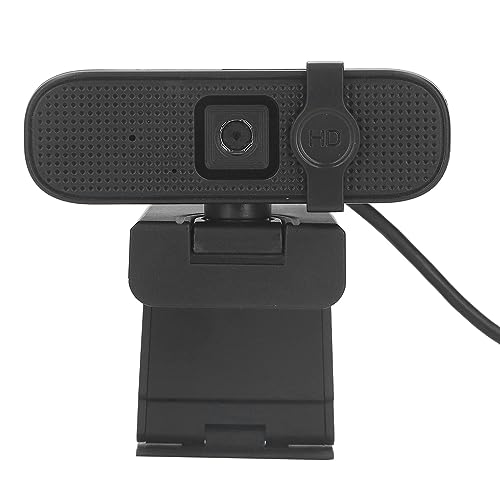 4K Webcam, HD Autofokus Webcam mit Mikrofon, Verstellbare USB Computerkamera mit Sichtschutzabdeckung, Plug and Play USB Webcam für Laptop Desktop Videoanrufe von Topiky