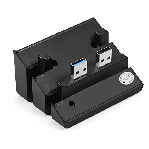 5 Port USB Hub, Multiport USB Hub Adapter, High Speed USB Extender Splitter Controller Adapter für PS4 Pro Spielkonsole von Topiky