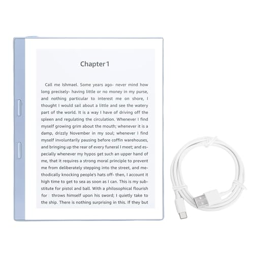 5.76 Zoll Touchscreen EBook Reader, E-Ink-Epaper-Tablet, Paperwhite E-Book-Leser Digitales Notizbuch für Notizen, 1 GB RAM 32 GB ROM 198ppi WiFi Electronic Book Reader (Blue) von Topiky
