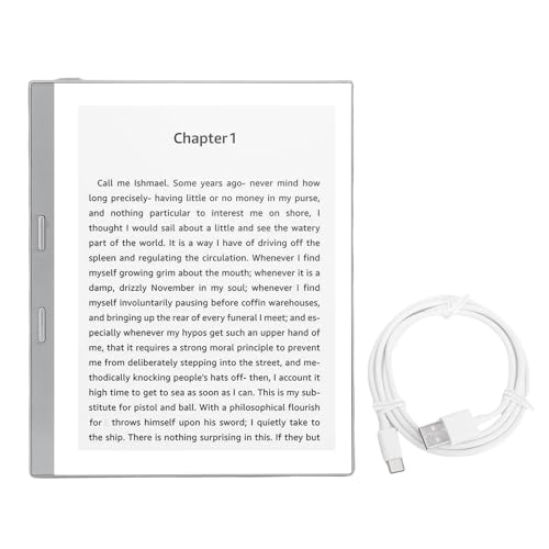 5.76 Zoll Touchscreen EBook Reader, E-Ink-Epaper-Tablet, Paperwhite E-Book-Leser Digitales Notizbuch für Notizen, 1 GB RAM 32 GB ROM 198ppi WiFi Electronic Book Reader (Grey) von Topiky