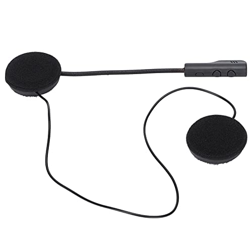 Bluetooth-Helm-Headset, T4 Tragbarer Drahtloser Bluetooth-Motorradhelm-Kopfhörer-Lautsprecher, Freisprechen / Musik / Intelligente Geräuschunterdrückung Abnehmbarer Helm-Kopfhörer, Zum Motorradfahren von Topiky