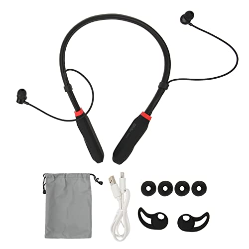 Bluetooth-Kopfhörer mit Nackenbügel, Multifunktional, IPX5, Wasserdicht, HiFi-Stereo, Tiefer Bass, Kabellose Kopfhörer für den Sport von Topiky