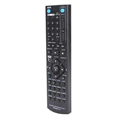 DVD-Recorder-Fernbedienung, DVD/VCR/DVDR-Recorder-Fernbedienung Ideale Ersatzoption Kompatibel für LG RC286H / RC297H / RC397H DVD-VCR-DVDR-Recorder von Topiky