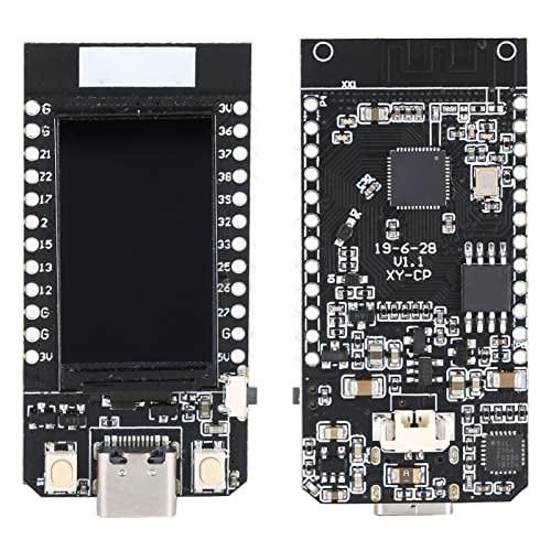 ESP32-Display, für TTGO T-Display ESP32 WiFi Bluetooth mit 1,14-Zoll-LCD-Display-Entwicklungsplatine von Topiky