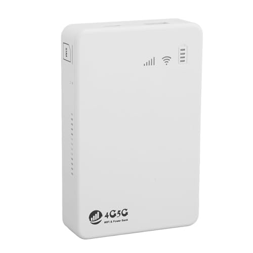 Freigeschalteter Mobiler WLAN-Hotspot, 4G-LTE-Router, Bis zu 300 Mbit/s, Reise-WLAN-Router mit SIM-Kartensteckplatz, Unterstützt 10 Geräte, WLAN-Modem-Router, für Party, Reisen, von Topiky