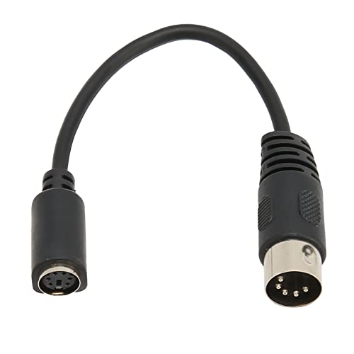 Für Tastatur Maus Konverter Adapter, 5 Pin DIN Männlich Bis DIN 6 Pin Weiblich Tastatur Maus Adapter Kabel Für PS2, 5,9 in von Topiky