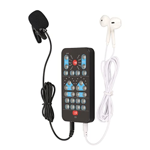 Handheld Voice Changer, Voice Disguiser, Tragbares Voice Changer Gerät mit Mikrofon, 10 Tonänderungsmodi, für Handy, PC, Laptops von Topiky