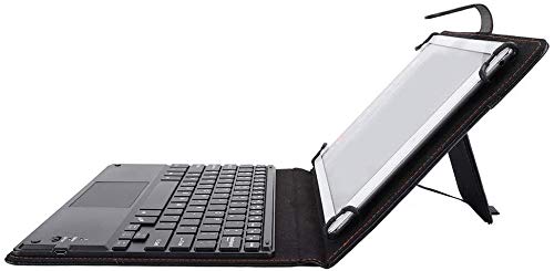 Kabellose Bluetooth-Tastatur mit Touchpad für 9,7-10-Zoll-Tablet-PC, 100-Stunden-Betrieb mit Schutzhülle für Android für iOS für Windows Systeme von Topiky