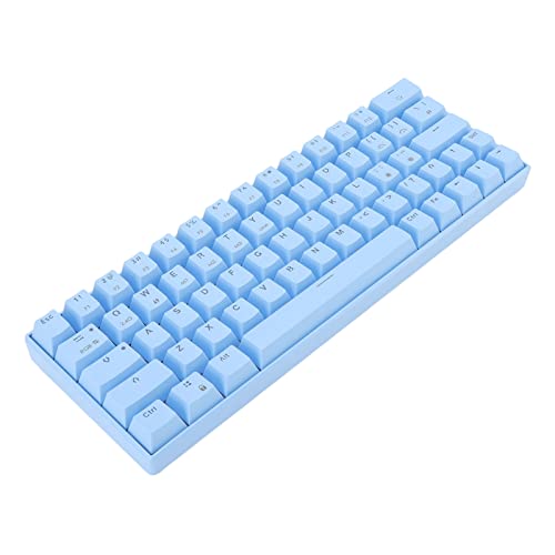 Kabellose Mechanische Tastatur, Mechanische RGB-Gaming-Tastatur mit 3 Modi, 64 Hot-Swap-fähige 2,4-G-Gaming-Tastatur mit LED-Hintergrundbeleuchtung, Kompatibel mit (Roter von Topiky