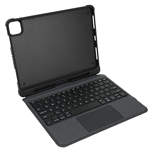 Kabellose Tastatur für IOS Tablet Pro mit 7 Farbiger Hintergrundbeleuchtung, Schutzhülle, Ergonomischem Design, Mehreren Winkeln von Topiky