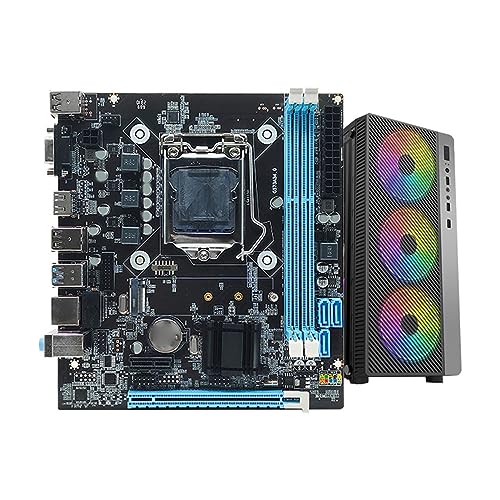 LGA 1150 Gaming-Motherboard, 4 USB2.0, DDR3 1600 MHz, M.2 NVMe NGFF, SATA3.0 6 Gbit/s, PCIe X16, RJ45 100 Mbit/s LAN, HDMI, Micro-ATX-Motherboard für Core I3 I5 I7, für Xeon E3 V3 von Topiky