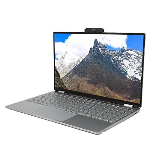 Laptop 15,6 Zoll für Windows 10, 16G RAM Laptop Computer, für Intel N5105 Prozessor HD Display 2,4G 5G WiFi 4 Core 4 Thread 180 ° Flip, mit Beleuchteter Tastatur (16G+1T) von Topiky