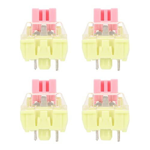 Lineares Mechanisches Tastaturschalter-Set, 45 Hot-Swap-fähige, wasserdichte Hintergrundbeleuchtungsschalter Zum Anpassen von Tastaturen Zum Selbermachen (Typ 2) von Topiky