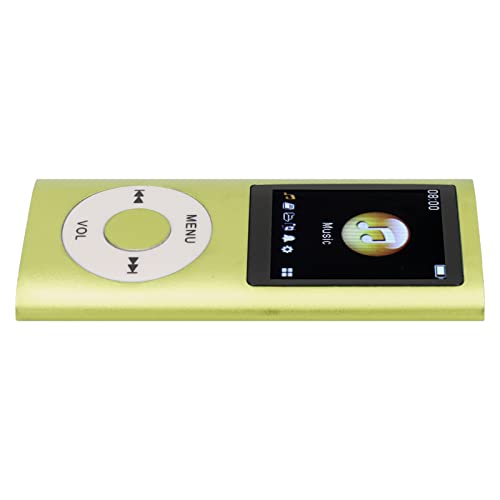 MP3-Musik-Player, Verlustfreier HiFi-Sound, Schlanker MP3-Player mit 1,8-Zoll-LCD-Bildschirm, Tragbarer Digitaler -Player, Geschenk für Kinderfreunde (Grün) von Topiky