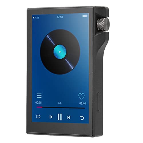 MP3 Player BT 4.0, 4 Zoll IPS Touchscreen Musikplayer, Tragbarer MP3 Player, Unterstützt Verlustfreies, Integrierter 16 GB RAM, Quad Core Digital Audioplayer (16 GB RAM und 64 GB Speicherkarte) von Topiky