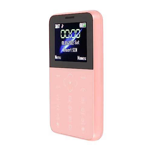 SOYES S10P -Smartphone, Kindertelefon, 1,5-Zoll-Bildschirm, GSM, Kleinkind, Kleines Telefon, Ultradünnes, Tragbares Backup-Tastatur-Handy für, Studenten (Rosa) von Topiky