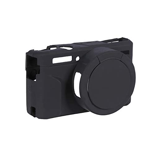 Silikon Kameratasche Abdeckungs Shell Körper Schutz Fall Tasche für Canon G7XII/G7X Mark II,Schwarzes von Topiky