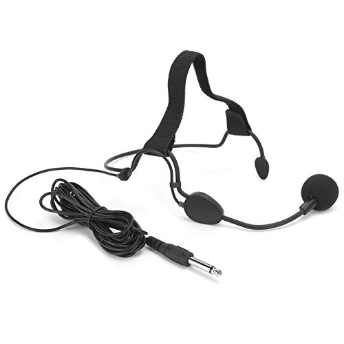 T opiky 6,35 mm Jack Ear Hook Mikrofon, dynamische Mikrofonkapsel für WH20TQG Musikinstrumente Gitarre Sax Drum Audio Mixer DJ Gesang PC KTV von Topiky