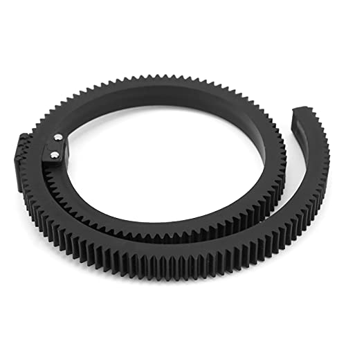 T opiky Fokusring,Einstellbare SLR-Kamera Follow Focus Len Gear Ring Belt Fotografie-Zubehör,für SLR DSLR-Kamera Camcorder Videokamera DV HDV,für 46-92 Mm/1,8-3,6 Zoll Objektiv von Topiky