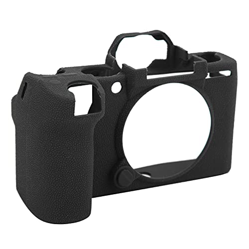 T opiky Kameraschutzhülle, Kratzfester, Wasserdichter Gehäusegehäuse aus Weichem Silikon, für Fujifilm X-S10, Spiegellose Kameraschutzhülle(schwarz) von Topiky