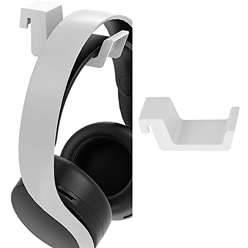 T opiky Kopfhörerhalter für PS5, Kopfhörerständer Aufhänger Headset Haken Regalständer für PS5 Spielekonsole von Topiky