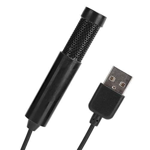 T opiky -USB-Mikrofon, Tragbares Hochempfindliches Kapazitives Omnidirektionales Aufnahmemikrofon für PC-Laptop, für WIN7 / 8/10 / OS X/MSN/SKYPE(schwarz) von Topiky