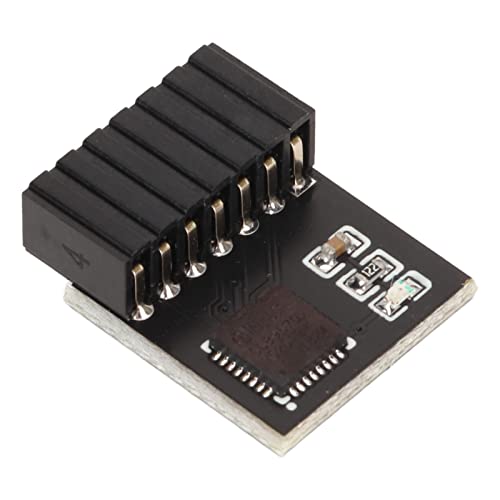 TPM 2.0 14 1 Pin TPM Modul, TPM SPI Modul Systemkomponenten Motherboard TPM Modul Verschlüsselung Secure Storage Remote Card System für Windows 11 2.0 von Topiky