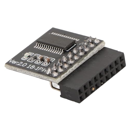 TPM 2.0 Modul LPC 18 Pin Modul für Infineon 9665 Chipsatz, Entwickelt für Asrock Motherboards, für Win 7 64 Bit, für Win 8.1 32/64 Bit, für Win 10 64 Bit von Topiky
