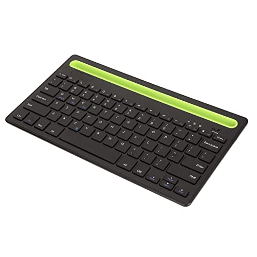 -Tastatur, Tablet-Tastatur, Kartensteckplatz, Kabellos, 78 Tasten, Zweikanalig, Empfindlich, Leicht, Tragbare -Tastatur für das Heimbüro und Unterwegs von Topiky