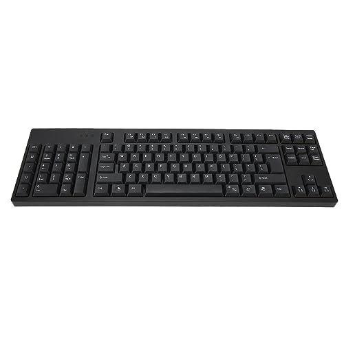 Tastatur für die Linke Hand mit 109 Tasten, Integrierter 2-Hub, Scherentasten-Design für Geschäftliche und Private Plug-and-Nutzung, Kompatibel mitXP 7 8 10 von Topiky