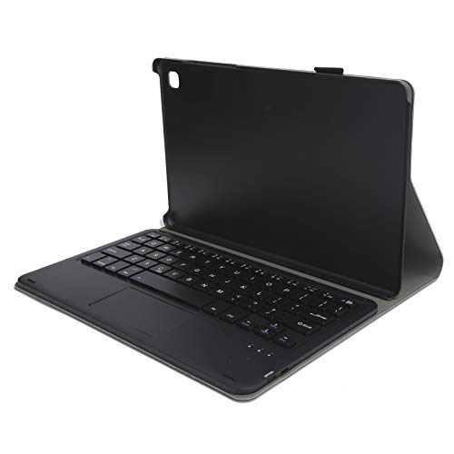 Tastaturhülle für Tab A7 T500/T505 Tablet, Ultradünnes Kabelloses -Tastatur-Touchpad mit Ständerschutzhülle (Schwarz) von Topiky