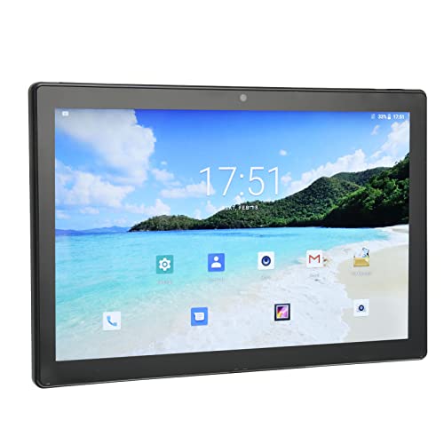Topiky 10,1-Zoll-Tablet für Android12, Octa-Core-CPU, Neueste Aktualisierte Tablets mit 8 GB RAM und 256 GB ROM, 4G LTE-Gaming-Tablet für Büroreisen, Maximal 128 GB Speicherkarte (Schwarz) von Topiky