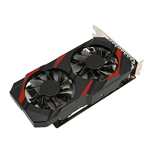 Topiky 1050 4 GB GDDR5-Grafikkarte, Zwei Leise Lüfter, Unterstützt 8K DisplayPort, DVI HD Multimedia-Schnittstelle, für Gaming, 3D CAD CAM, Videobearbeitung von Topiky