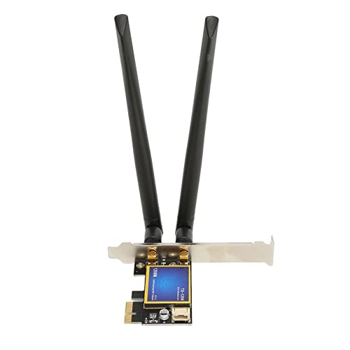Topiky 1200Mbps PCI E WiFi-Karte, Kabelloser -Netzwerkadapter, 5G-Dualband-WLAN-Netzwerkkartenadapter für Gaming, Streaming Topiky 1200Mbps PCI E WiFi-Karte, Kabelloser -Netzwerkadapter, 5G-Dualband-WLAN-Netzwerkkartenadapter für Gaming, Streaming von Topiky