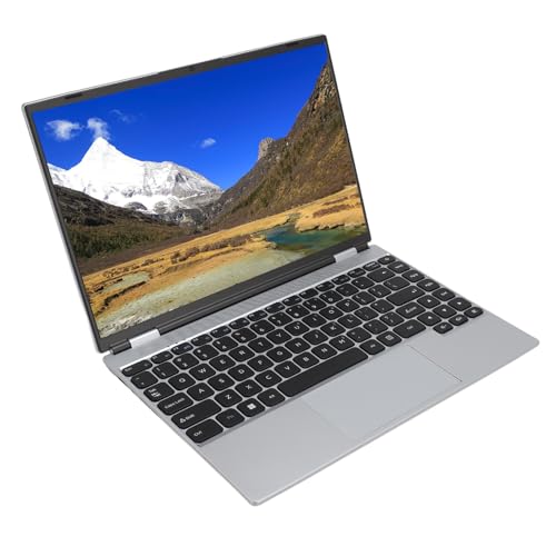 Topiky 14 Zoll Laptop, Tragbares Notebook für Windows 11pro, 1920 X 1200 IPS Display, N5095 Quad Core Prozessor, 8 GB RAM DDR4, 2,4 G 5 G Dual WLAN (8GB+128GB EU-Stecker) von Topiky
