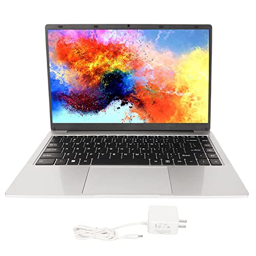 Topiky 2023 Neuester 14 Zoll Ultra Thin Laptop, Quad Core Laptop mit 6 GB RAM und 512 GB SSD, für (R) UHD Grafik, Business Laptop (6+512G EU-Stecker) von Topiky