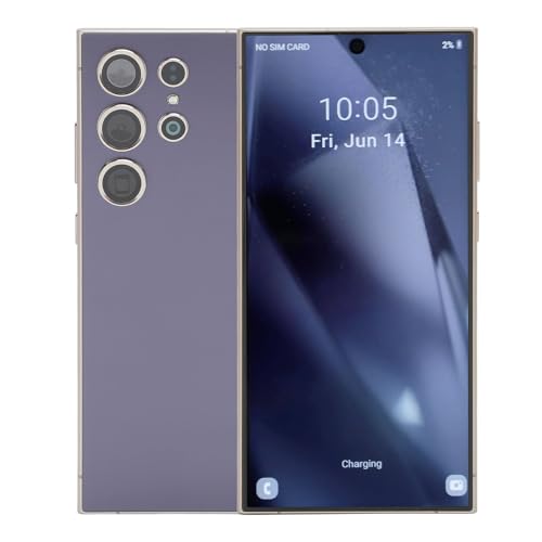 Topiky 6,75 Zoll Smartphone mit 12 GB RAM 256 GB ROM, für Entsperrtes Handy Zum Arbeitsstudium, 8 Kern CPU 12 GB RAM 256 GB ROM 4G Netzwerk (Purple) von Topiky