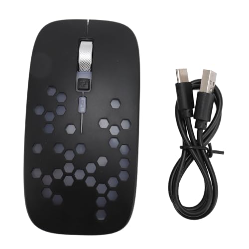 Topiky Drahtlose Bluetooth Maus, 3 DPI Einstellbare Gamer Maus, Wiederaufladbare Mute Maus, Optische Computermäuse, Büromaus für Windows 8, 10 von Topiky