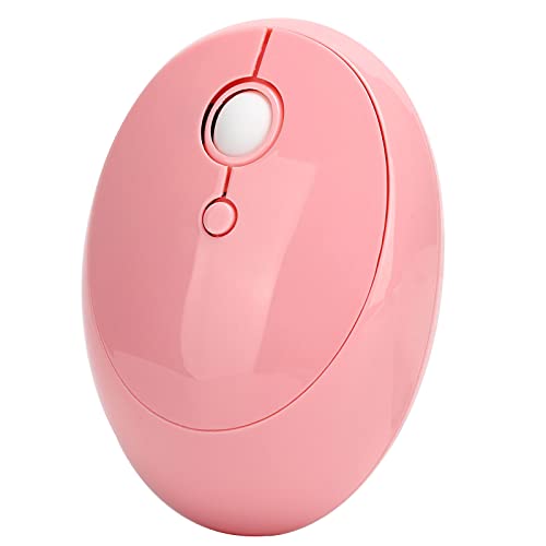 Topiky Drahtlose Bluetooth-Maus, mit 800, 1200, 1600 DPI, DREI Gängen Zum Einstellen, für Bluetooth-fähige Windows-Laptop-Desktop-Computer Notebook (sm390BT rosa) von Topiky