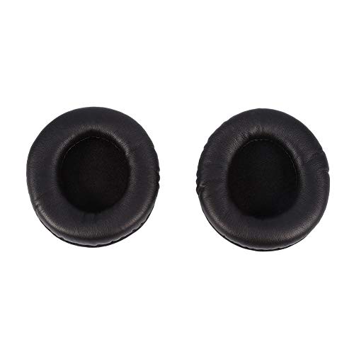 Topiky Ersatz-Ohrpolster, 1 Paar 90 mm weiche Kopfhörer-Headset-Ohrpolster-Kissen aus PU-Leder für Sony MDR-V700DJ V500DJ von Topiky