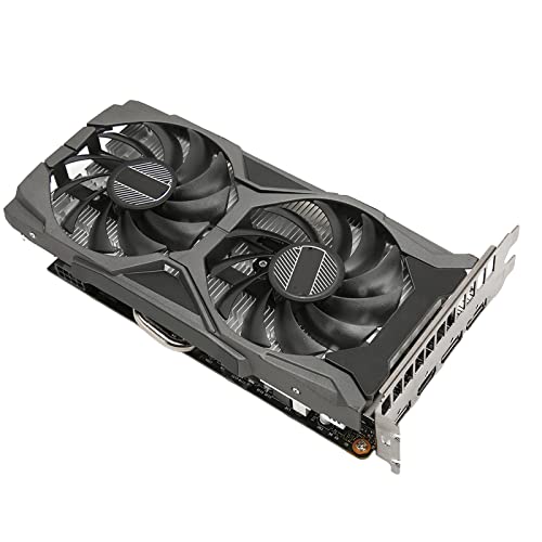 Topiky Gaming GTX1660S Grafikkarte, 6 GB GDDR6 192-Bit-Gaming-Grafikkarte, 6144 MB RAM, Unterstützt 8K und HDR, 1785 MHz GPU-Takt, Zwei Lüfter, PCI Express 3.0 X16 von Topiky