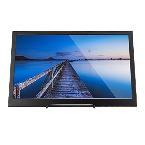 Topiky IPS-Display, Universeller 15,6-Zoll-Display-IPS-Bildschirm, Ultradünner Tragbarer 1080P-Bildschirm, Doppelter -HDMI-Eingang, für Mehrere Zwecke von Topiky