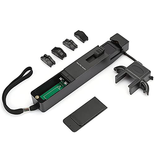 Topiky Live-Lichtwellenleiter-Identifikator, Hochpräziser Lichtwellenleiter-Identifikator Live-Glasfaser-Detektor mit 4 Adaptern mit One-Touch -Betriebsmodus von Topiky