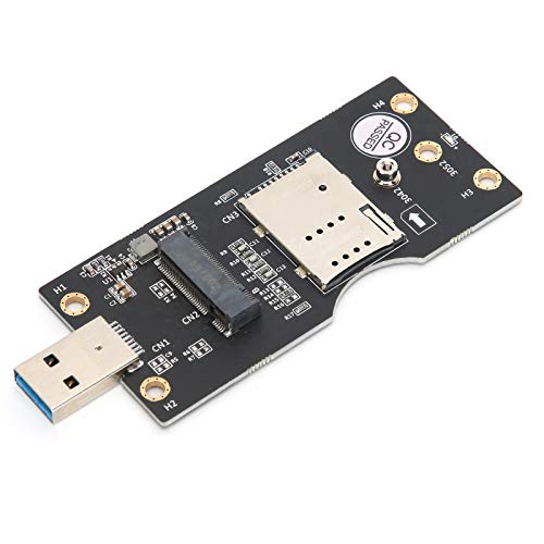 Topiky M.2 zu USB 3.0 Adapter, M.2 zu USB 3.0 Adapter Riser Card mit SIM-Kartensteckplatz Computerzubehör Schlüssel B NGFF, Langlebig und Einfach Topiky M.2 zu USB 3.0 Adapter, M.2 zu USB 3.0 Adapter Riser Card mit SIM-Kartensteckplatz Computerzubehör Schlüssel B NGFF, Langlebig und Einfach von Topiky