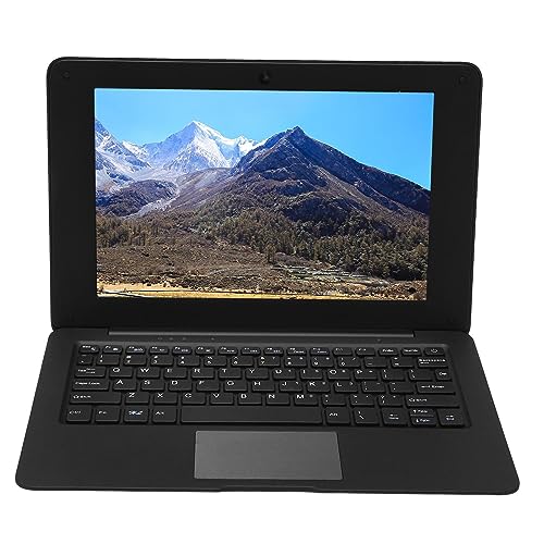 Topiky Newst 10,1 Zoll Laptop, 64G ROM Dual Core Ultrabook, Bildungs und Gaming Laptop für Kinder, Tragbarer Laptop mit Maus für Win 10 (EU-Stecker 3G+64G) von Topiky